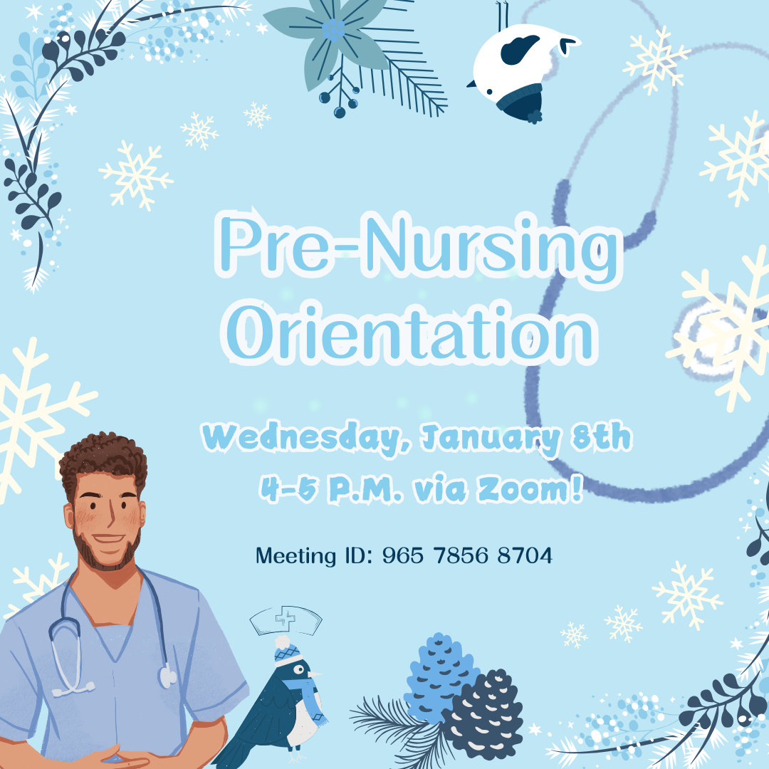 Instagram graphic promoting the 2025 PPAO pre-nursing orientation.